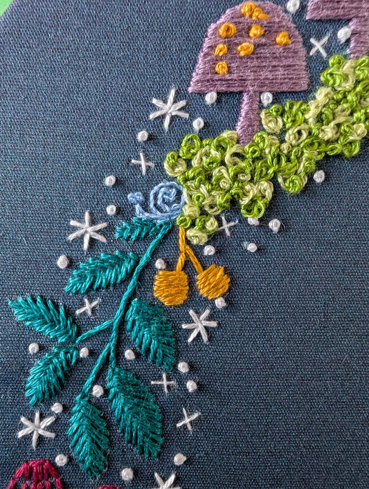 Woodland Wreath Embroidery Kit