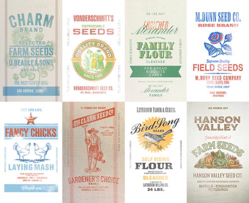 Farm and Garden: Flour Sacks Panel