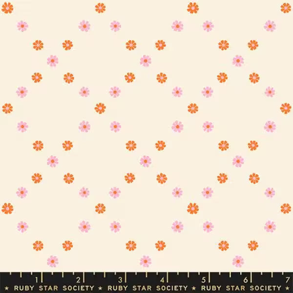 Best Day Ever: Diamond Flowers in Posy Orange
