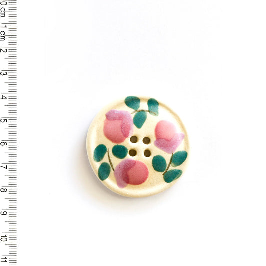 Extra Large Floral Button