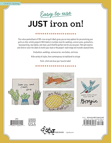 More Best-Ever Iron-On Quilt Labels