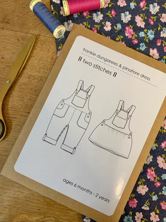 Frankie Dungarees & Pinafore Dress- Kids Sewing Pattern