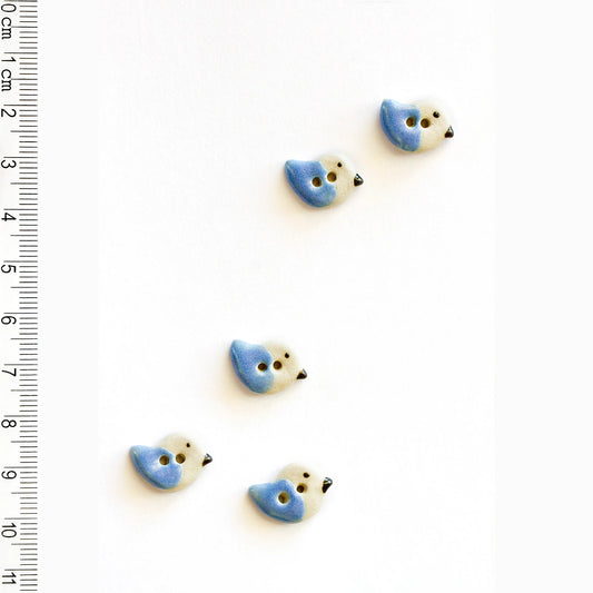 Blue Bird Buttons