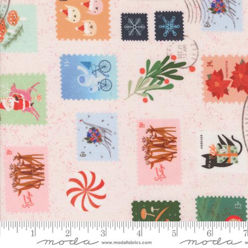 Tiny Christmas: Christmas Stamps in Cream