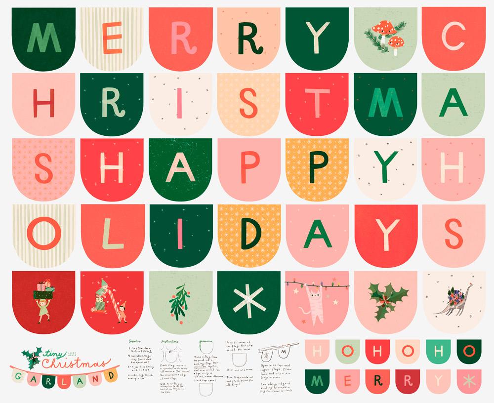 Tiny Christmas: Panel in Snow