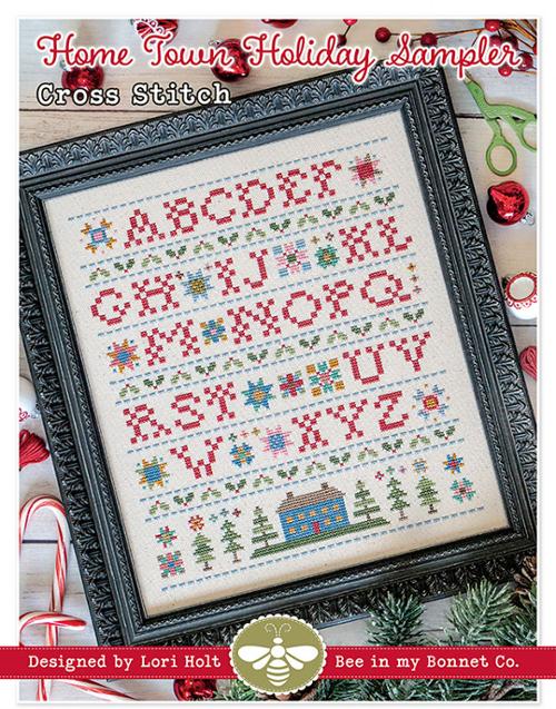 Home Town Holiday Sampler Cross Stitch Pattern