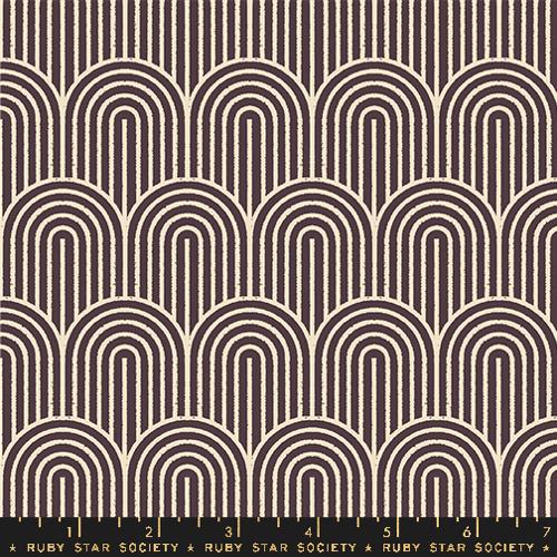 Geometry Canvas: Arches in Eggplant