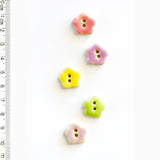 Colorful Flower Buttons