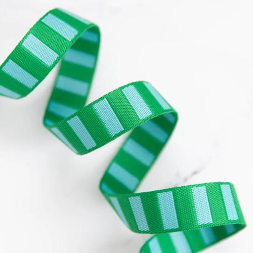 1" Bold Stripe Webbing - Multiple Colors