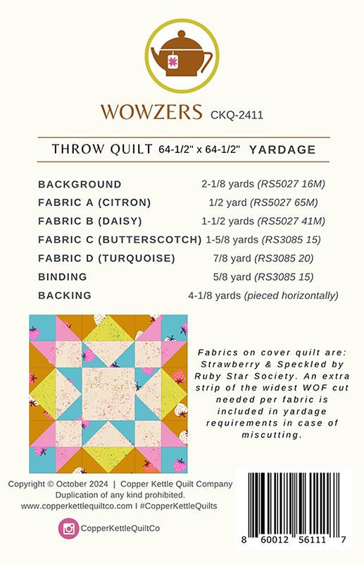 Wowzers Quilt Pattern