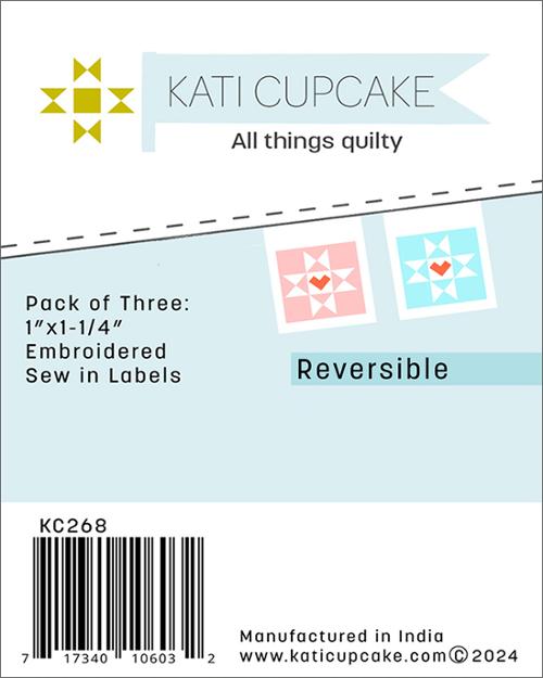 Kati Cupcake Labels: Heart Star Block