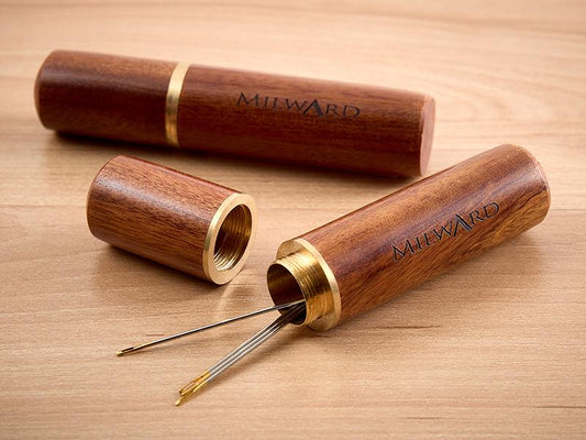 Wooden Needle Case