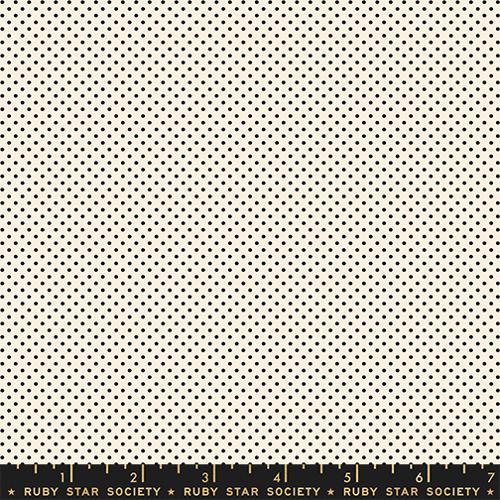 1-800 Calico: Mini Dots in Black on Natural