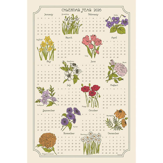 2026 Calendar Tea Towel