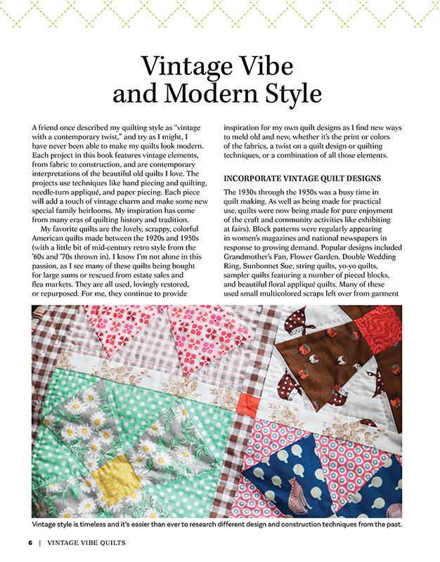 Vintage Vibe: Quilts & Projects by Louise Papas