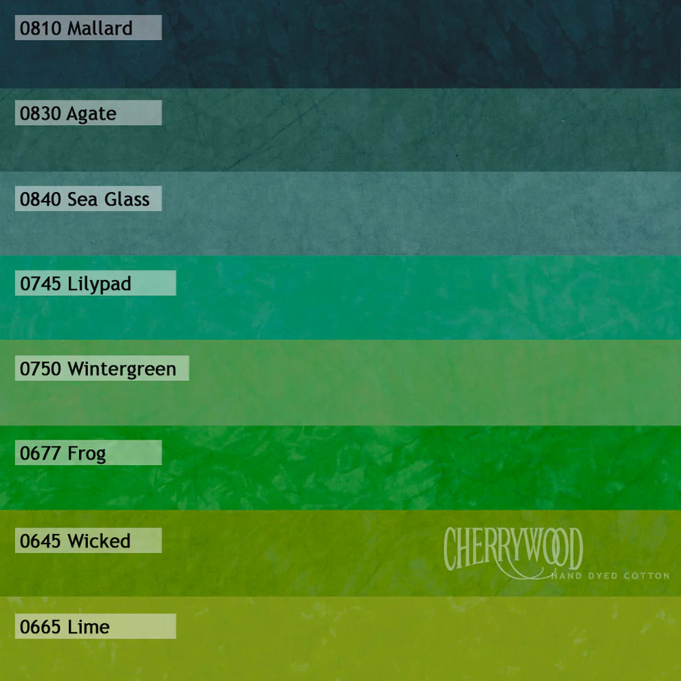Cherrywood Fabrics 8-Step FQ Bundles