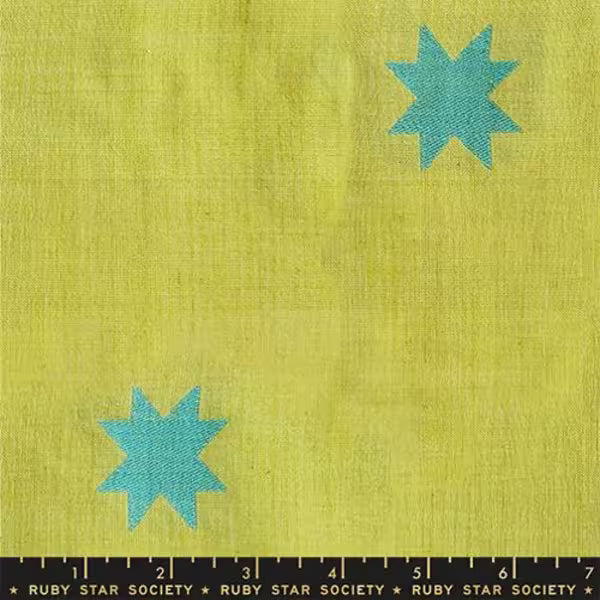 Warp and Weft Mystic Fable: Quilt Star in Pistachio