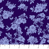 Rosa Tonal Floral in Blue