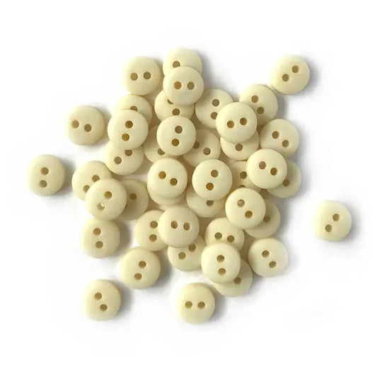 Linen Tiny Buttons