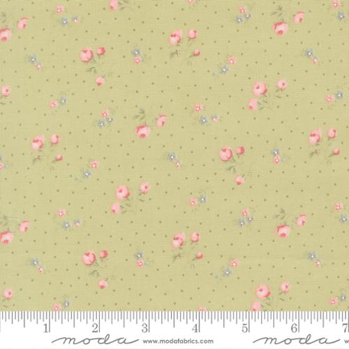 Abide Floral Dots in Light Green