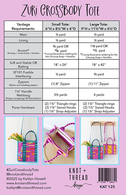 Knot & Thread: Zuri Crossbody Tote