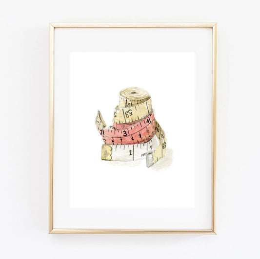 Emily Lex Studio - Measuring Tapes Art Print