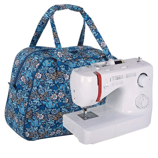 Woodblock Floral Sew Machine Bag