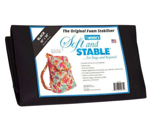 Soft and Stable 36" x 58" Black