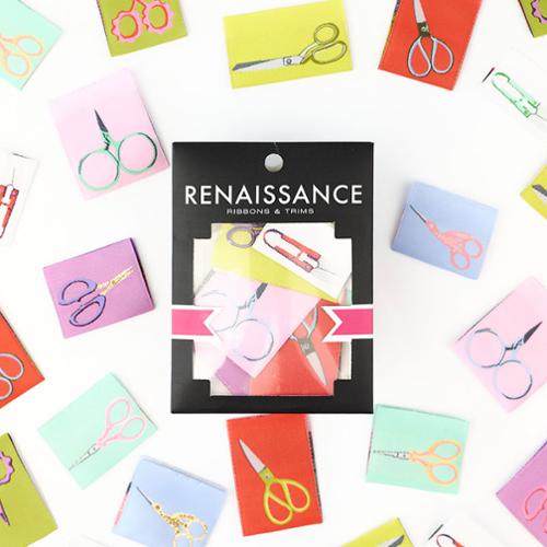 Renaissance Ribbons: Snip Snip Woven Label Pack (8pcs)