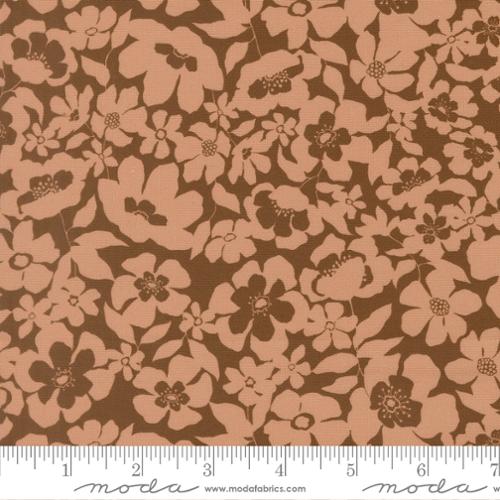 Feather and Forest Bloom: Floral Fusion in Walnut