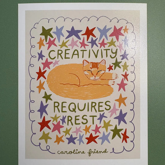 Creativity Requires Rest Mini Print