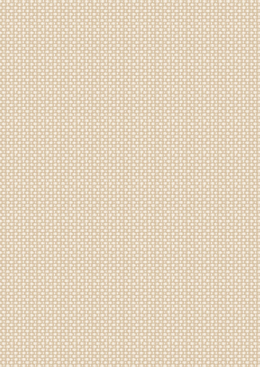 Teddy Bear's Picnic: Basket Weave in Cream