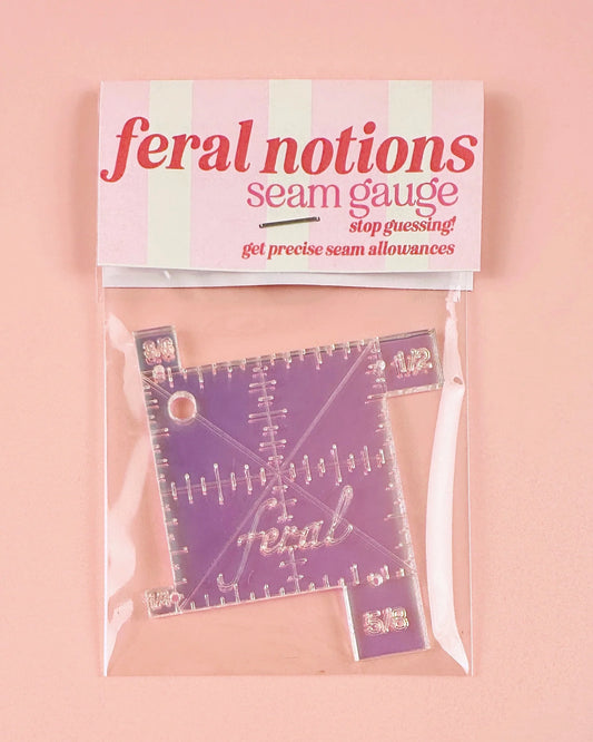 Iridescent Seam Gauge