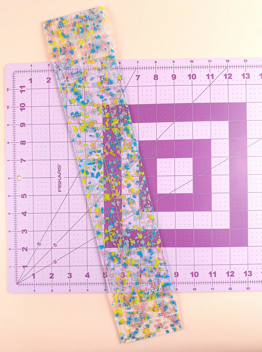 Confetti Fat Quarter (3.5" x 18.5") Ruler