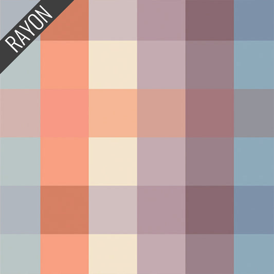 Slow Summer: Color Blocks Haze in Rayon