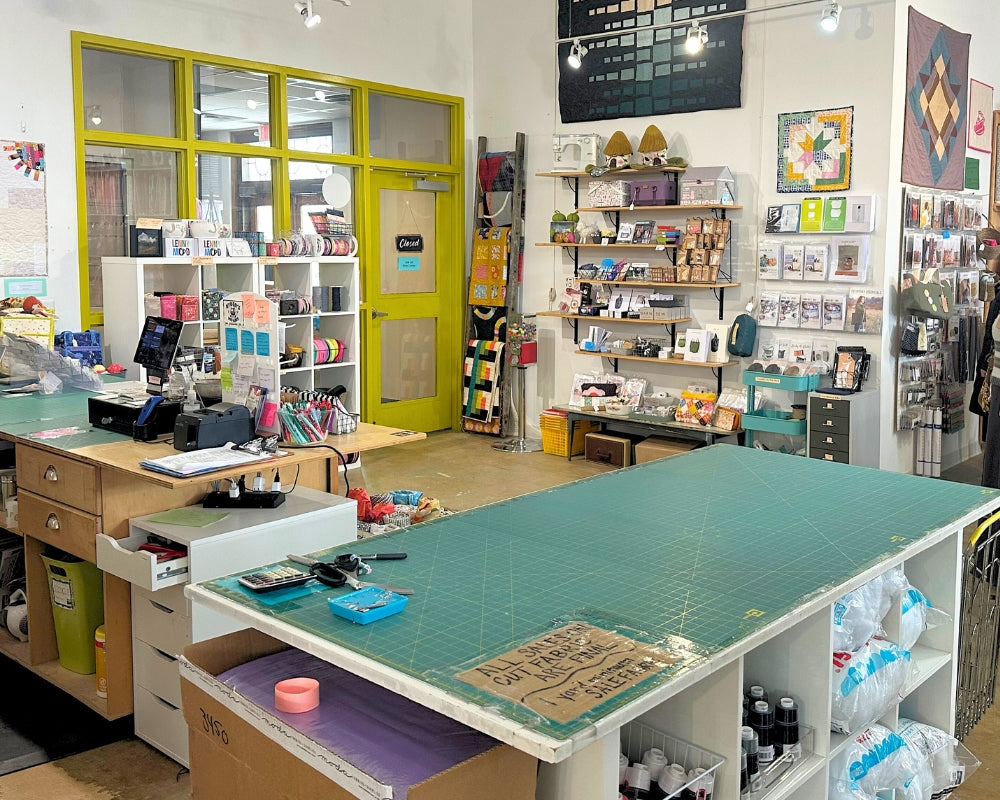 Shop funky fabrics, patterns, embroidery, kits, and more at Sew to Speak in Columbus, Ohio.
