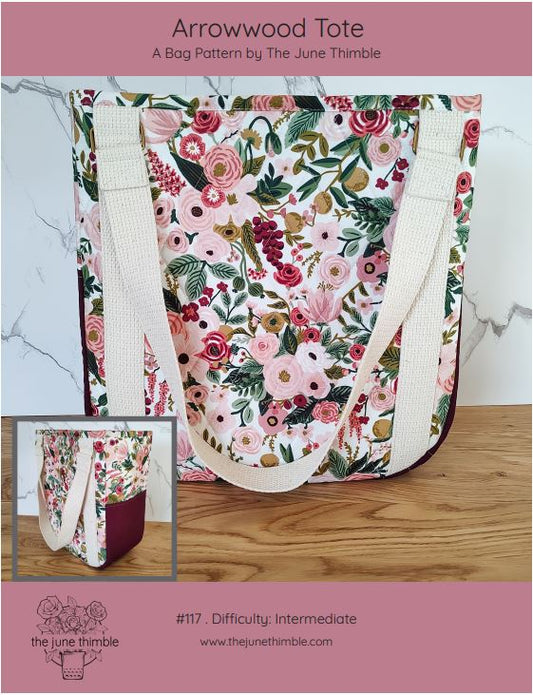 Arrowwood Tote Bag Pattern
