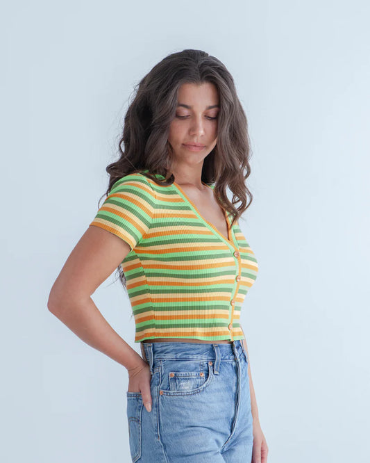 Brynn Cardigan, Tee or Tank w/ Haley