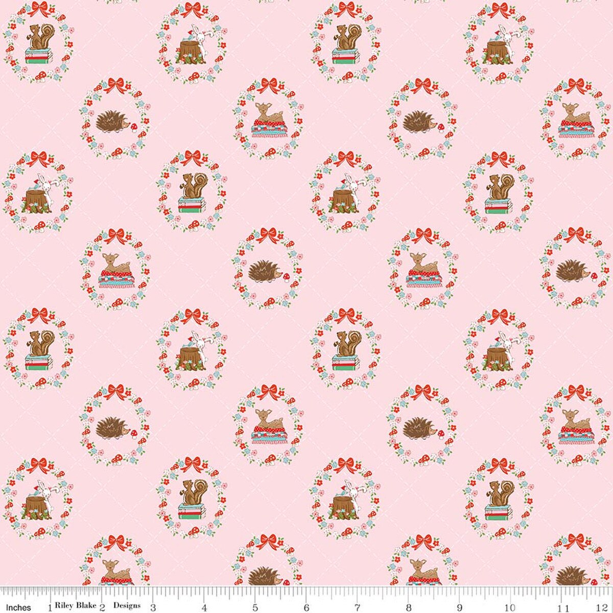 Whimsical Woodlands: Woodland Animals in Pink