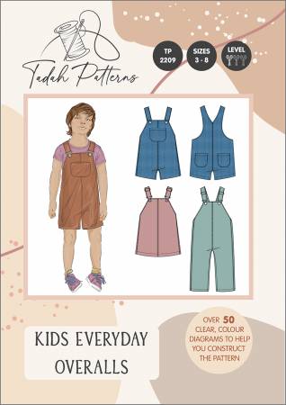 Tadah Patterns: Kids Everyday Overalls