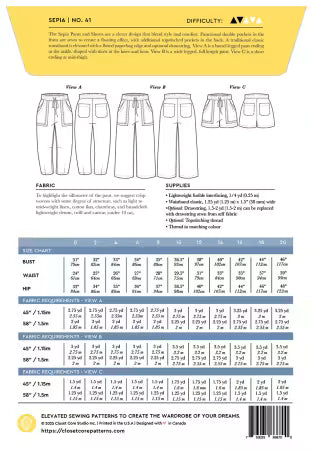 Closet Core: Sepia Pants and Shorts