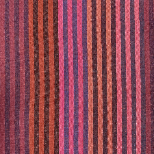 Diamond Textiles: Cabana Stripes in Wine 5729