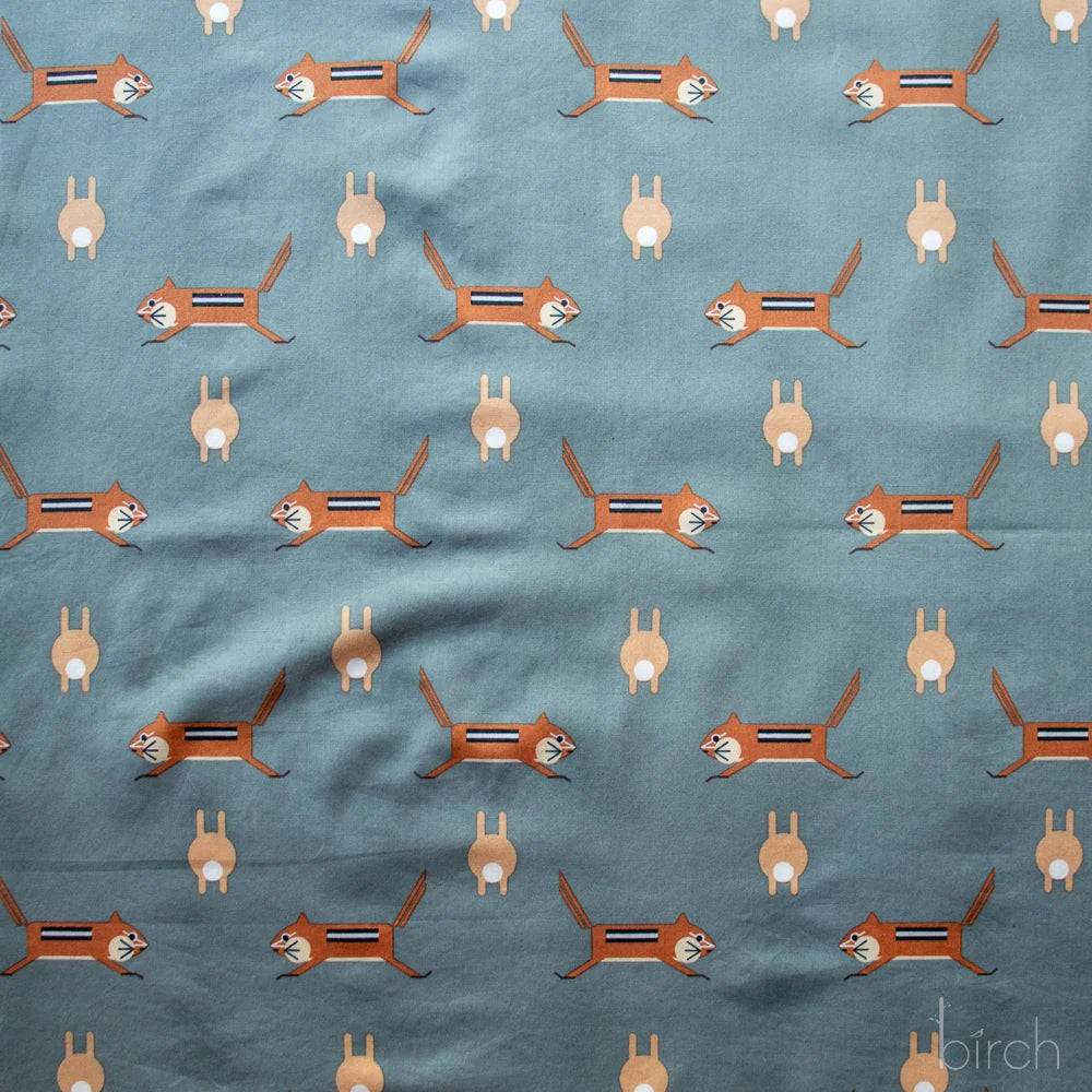 Long Branch - Charley Harper Poplin: Dot Dash