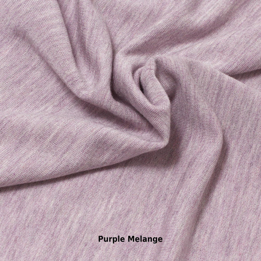 Chill Bamboo Fleece in Purple Melange