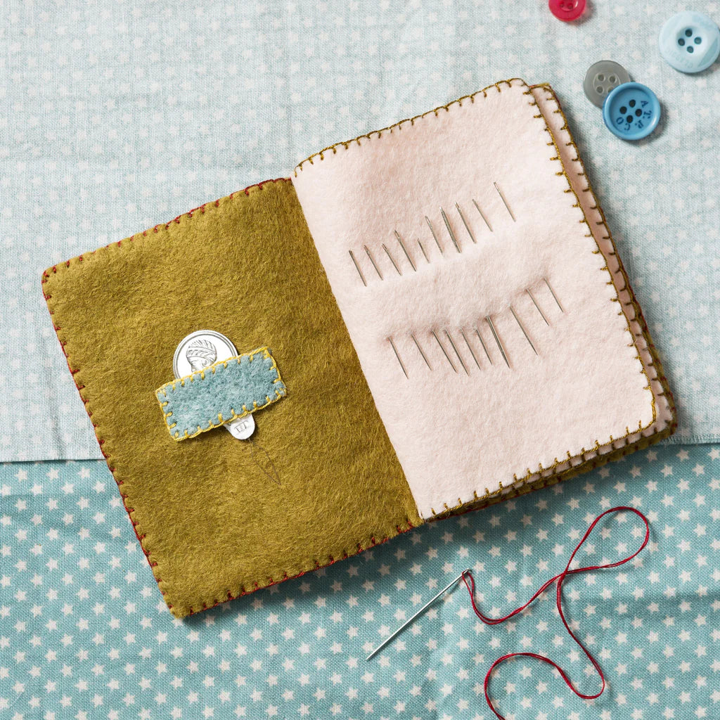 Embroidered Felt Needle Book Kit