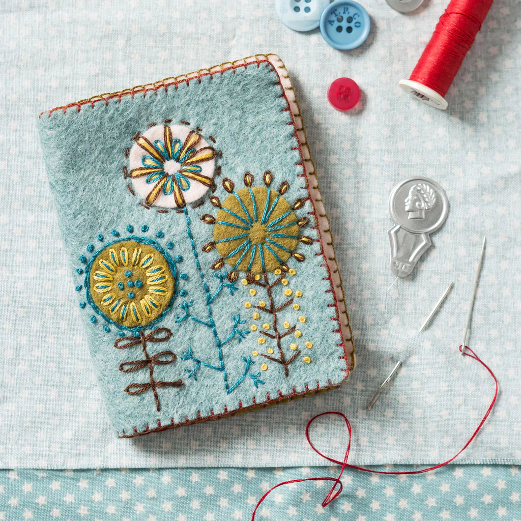 Embroidered Felt Needle Book Kit
