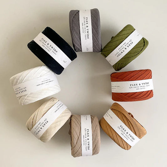 3/8" Twill Tape Bundles - Multiple Colors