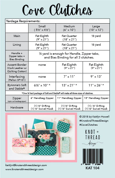 Knot & Thread: Cove Clutches Pattern