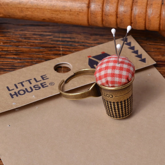 Little House Pincushion Ring