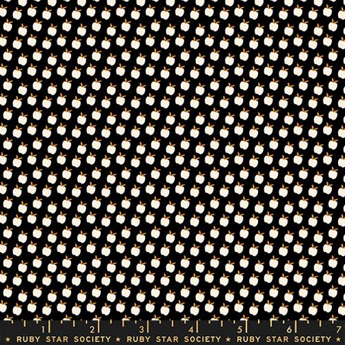 Catnap: Ditsy Apples in Black